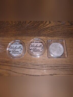 L.A. Colors Wickedly Glam Highlighters (Eye Toppers) & Maxfine Eye Topper Bundle